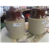 Image 3 : 2 Stoneware Pickle Jugs 1 Gal Each