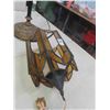 Image 7 : Floor Lamp, Stained Glass Swag Lamp