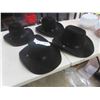 Image 2 : 4 New Black Cowboy Hats