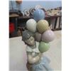 Image 2 : Lladro Girl Figurine with Balloons 10" tall