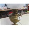 Image 3 : Brass Lamp with Shade Converted to Electric