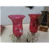 Image 2 : 2 Crystal Lamps with Tear Drops and Prisms