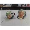 Image 1 : Sairey Gamp + The Lawyer Royal Doultan Mini Toby Mugs