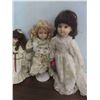 Image 2 : 6 Porcelain Dolls with Stands