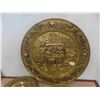 Image 2 : Brass Embossed Wall Art - Largest Has 24'' Diameter