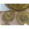 Image 3 : Brass Embossed Wall Art - Largest Has 24'' Diameter