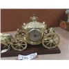 Image 3 : Horse and Carriage Mantle Clock 21''