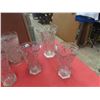 Image 2 : 7 Cut Glass Vases