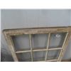 Image 2 : 9 Pane Wood Framed Window 33'' x 26 1/2''