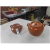 Image 1 : 2 Stoneware Bean Pots