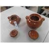 Image 5 : 2 Stoneware Bean Pots