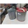 Image 3 : 2 Galvanized Gas Cans