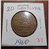 Image 1 : 1960 #20 centavos coin