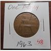 Image 1 : 1963 one penny