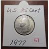 Image 1 : 1977 U.S. 25 cents coin