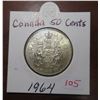 Image 1 : 1964 canadian 50 cents coin