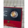 Image 2 : 2005 STERLING SILVER GOLDEN ROSE 50 CENT COIN