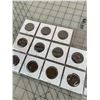 Image 2 : LOT OF 11 1911 1912 CANADA LARGE CENT PENNIES