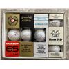 Image 1 : Vintage golf balls lot. 4 sleeves of new balls in original packaging. 12 balls total. Kro-Flyte, Can