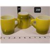 Image 1 : Fire King vintage , sunshine coffee mugs. USA