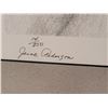 Image 3 : #14/350 framed & signed sketch by June Pederson  '03