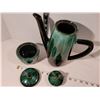 Image 2 : Blue mountain pottery coffee pot & sugar bowl.