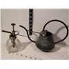 Image 7 : Group of vases, plant mister & metal watering can.