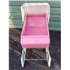 Image 3 : Mid century metal doll carriage, in excellent condition.