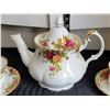 Image 3 : “Country Rose” Royal Albert china Teapot & 2 tea cups.