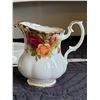 Image 5 : Royal Albert  “Country Rose” Cream & sugar set.