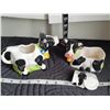 Image 6 : Ceramic Cow juice jug, napkin holder, creamer & sugar cows.