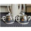 Image 3 : Mid century teapot, creamer and sugar dish.