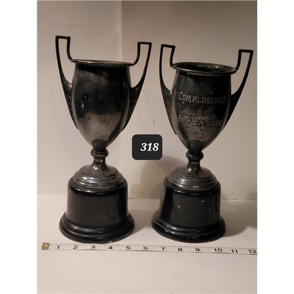 Vintage silver cup trophy's