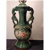 Image 2 : Vintage victorian style lamp Green.