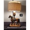Image 1 : Vintage copper horse lamp.
