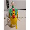 Image 4 : 1950's  Rosbro rosen plastic Easter candy rooster wagon.