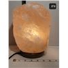 Image 1 : Very heavy salt rock lamp with dimmer switch.