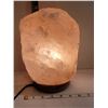 Image 2 : Very heavy salt rock lamp with dimmer switch.