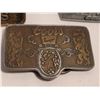 Image 2 : Belt buckles. Commerce Farming Service, Coors Beer & Syncrude mining.