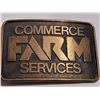 Image 4 : Belt buckles. Commerce Farming Service, Coors Beer & Syncrude mining.