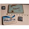 Image 1 : Players tobacco tins & players zippo tape measure.