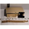 Image 2 : Travel jewelry case. High end costume bracelet & Napier marked earrings.