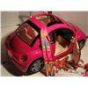 Image 4 : 1990's Barbie Skiing Fun doll & accessories, driving Mattel VW Beetle.