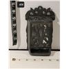 Image 1 : Cast iron matchbox holder.