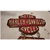 Image 4 : Harley Davidson wood wall decor & pkg. flat turn signal lens.