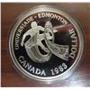 Image 1 : 1983 Proof Silver Dollar. Commemorates the World University Games in Edmonton. Housed in its origina