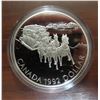 Image 1 : 1992 Proof Silver Dollar. Commemorates the first stagecoach between Kingston and York (now Toronto).