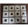 Image 2 : Lot of 12 Canadian George V Small Cents. Includes 1920, 1921, 1927, 1928, 1929, 1930, 1931, 1932, 19