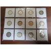 Image 2 : Lot of 12 Canadian George VI Silver 25 Cents. Includes 1937, 1938, 1939, 1940, 1941, 1942, 1943, 194