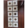 Image 1 : Lot of 10 U.S. Lincoln Head Cents. Includes 1973D, 1974D, 1974, 1974S, 1975D, 1976D, 1976, 1977, 197